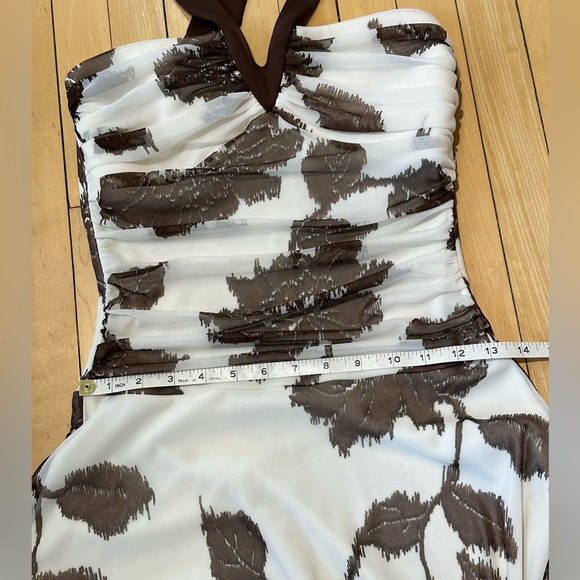 Jessica Tie Up Halter Floral Dress Size 6 - Picture 11 of 13